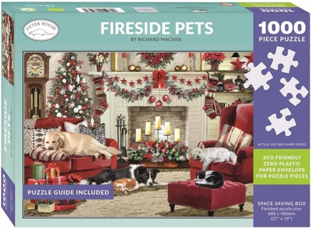 Book cover of: Jigsaw 1000 Piece - Fireside Pets (L)