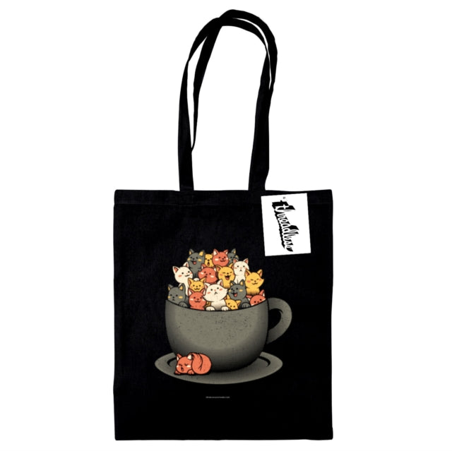 Book cover of: Tobe Fonseca (Kitten Latte) Black Tote Bag