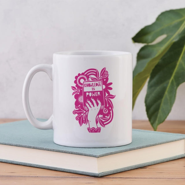 Book cover of: Knowledge is Power - Literary Mug