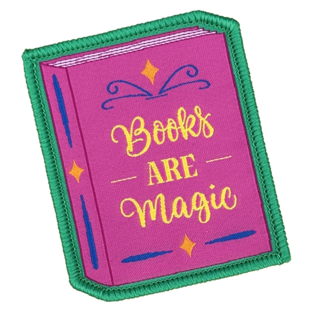 Book cover of: Books Are Magic Sew On Patch