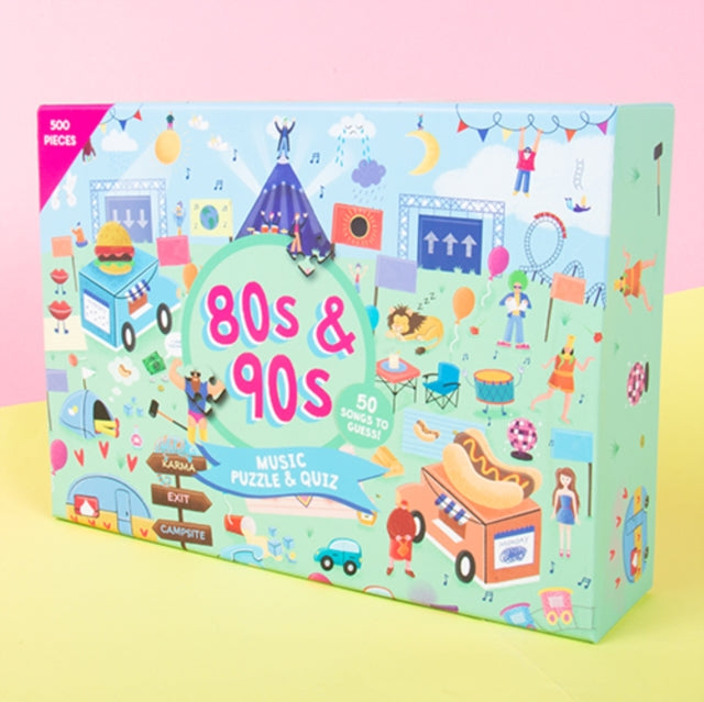 Book cover of: 80s & 90s Song Title Puzzle
