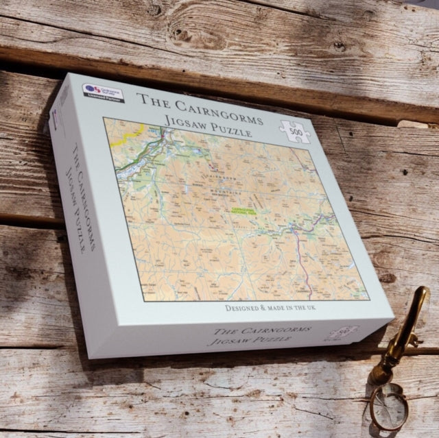 Book cover of: OS Map 500 Piece Premium Jigsaw Puzzle - Cairngorms National Park