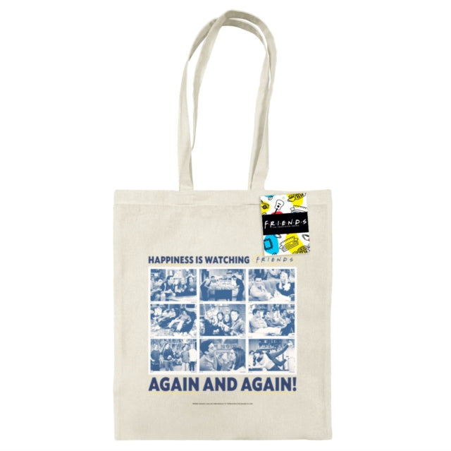 Book cover of: Friends (Happiness Is Watching Friends) Natural Tote Bag