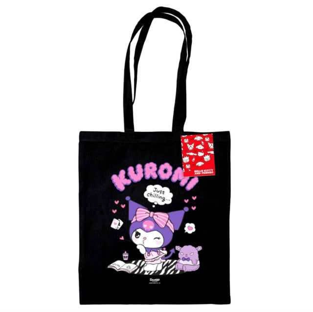 Book cover of: Kuromi (Just Chilling) Black Tote Bag