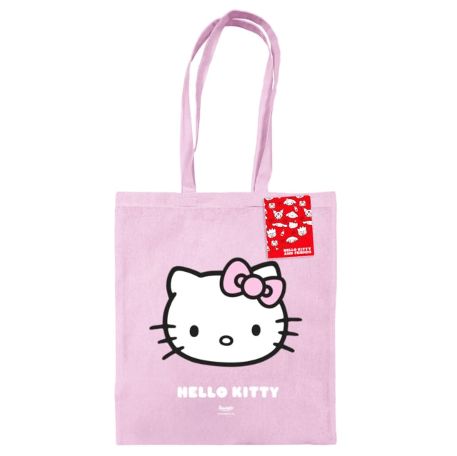 Book cover of: Hello Kitty Bow Pastel Pink Tote Bag
