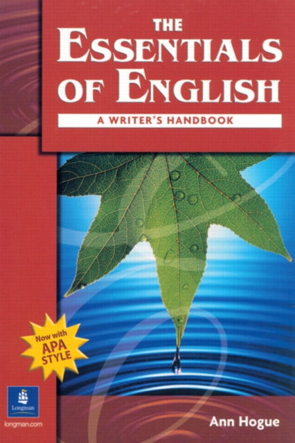 Book cover of: ESSENTIALS OF ENGLISH N/E BOOK WITH APA STYLE 150090. By: Ann Hogue