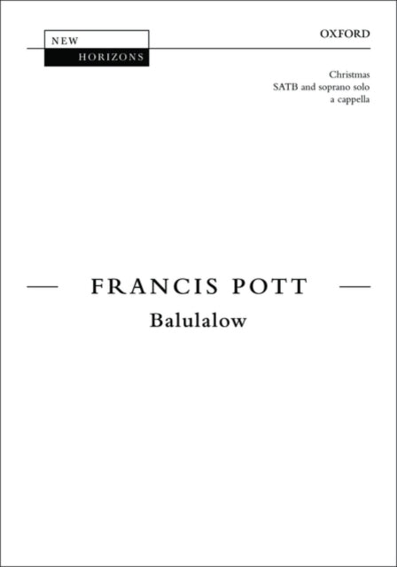 Book cover of: Balulalow