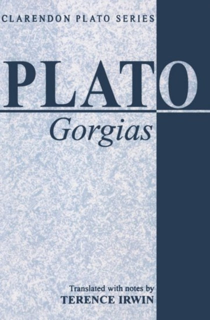 Book cover of: Gorgias. By: Πλάτων
