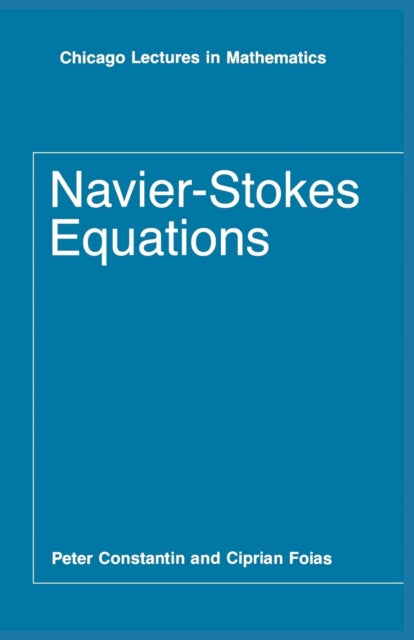 Book cover of: Navier–Stokes Equations