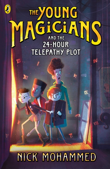 Book cover of: Young Magicians and the 24-Hour Telepathy Plot. By: Nick Mohammed