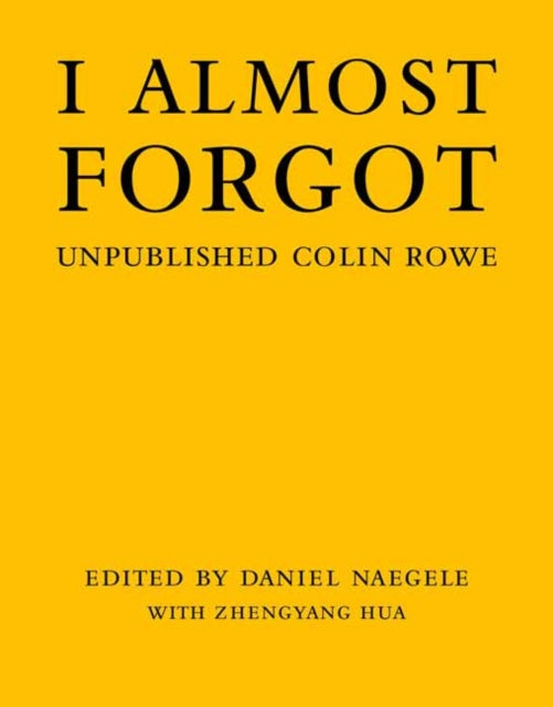 Book cover of: I Almost Forgot. By: Daniel Naegele