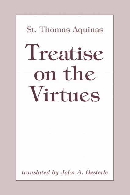 Book cover of: Treatise on the Virtues