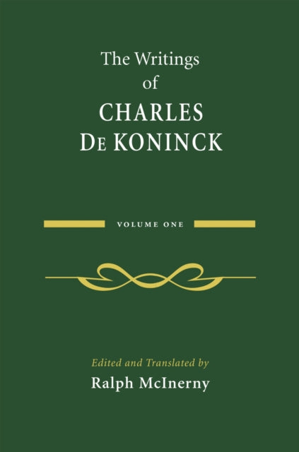 Book cover of: Writings of Charles De Koninck. By: Charles De Koninck