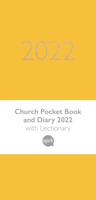 Book cover of: Church Pocket Book and Diary 2022 Soft-tone Yellow. By: Spck