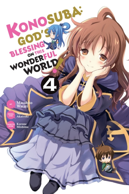 Book cover of: Konosuba: God's Blessing on This Wonderful World!, Vol. 4 (Manga). By: 暁なつめ