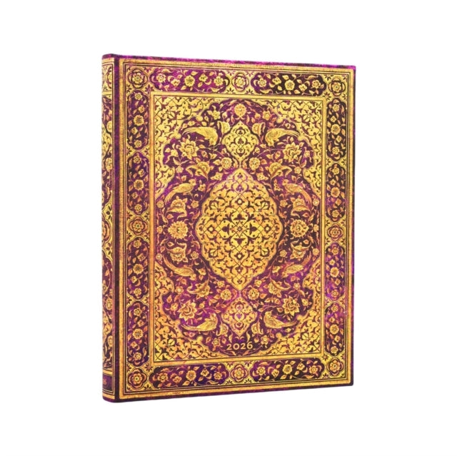 Book cover of: 2026 The Orchard (Persian Poetry) Ultra 12-month Day-at-a-Time Hardcover Flexi Dayplanner 2026 (Elastic Band Closure). By: Paperblanks