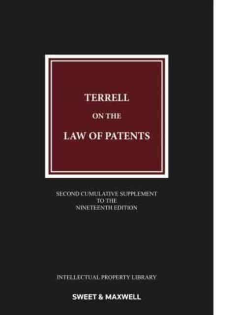 Book cover of: Terrell on the Law of Patents. By: Colin Birss, Tim Austen, Stuart Baran