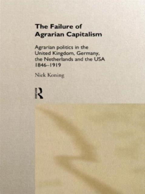 Book cover of: Failure of Agrarian Capitalism