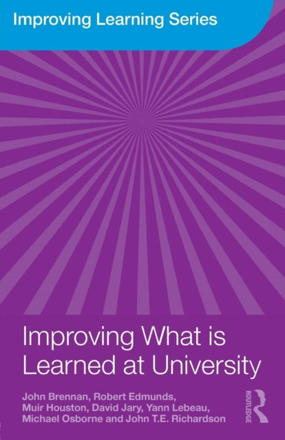 Book cover of: Improving What is Learned at University