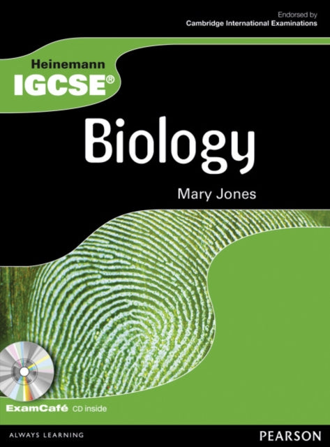 Book cover of: Heinemann IGCSE Biology Student Book with Exam Cafe CD. By: Unknown