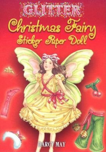 Book cover of: Glitter Christmas Fairy Sticker Paper Doll