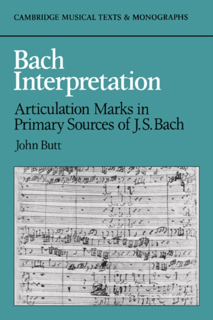 Book cover of: Bach Interpretation
