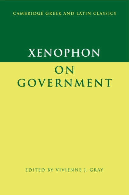Book cover of: Xenophon on Government. By: Xenophon
