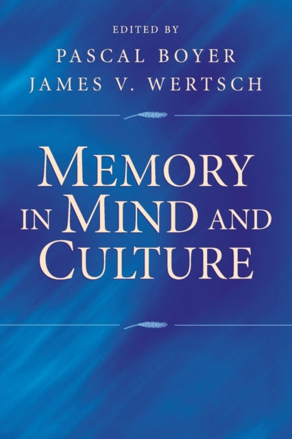 Book cover of: Memory in Mind and Culture