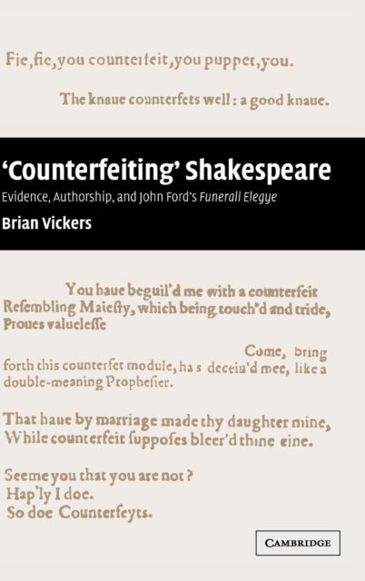 Book cover of: 'Counterfeiting' Shakespeare