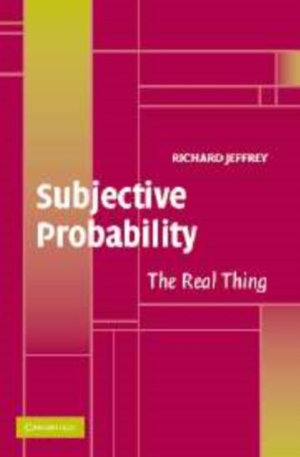 Book cover of: Subjective Probability. By: Richard Jeffrey