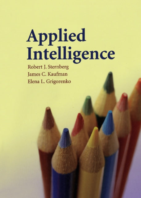 Book cover of: Applied Intelligence. By: Robert J. Sternberg