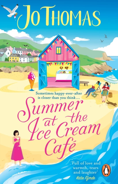 Book cover of: Summer at the Ice Cream Cafe. By: Jo Thomas