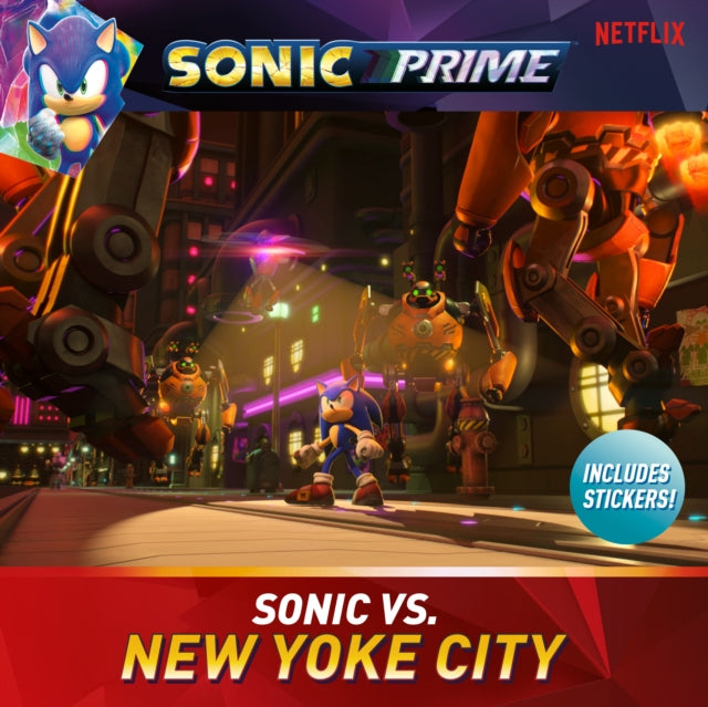 Book cover of: Sonic vs. New Yoke City. By: Kiel Phegley