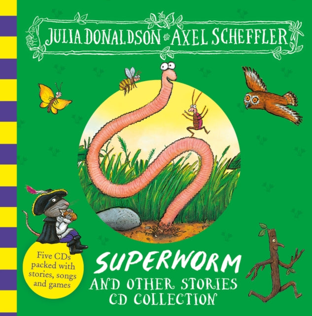 Book cover of: Superworm and Other Stories CD collection. By: Julia Donaldson