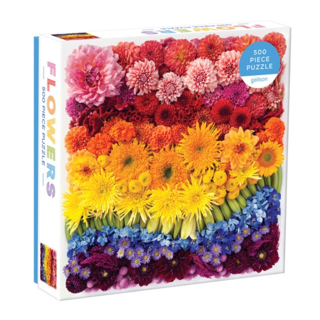 Book cover of: Rainbow Summer Flowers 500 Piece Puzzle