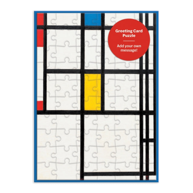 Book cover of: MoMA Mondrian Greeting Card Puzzle