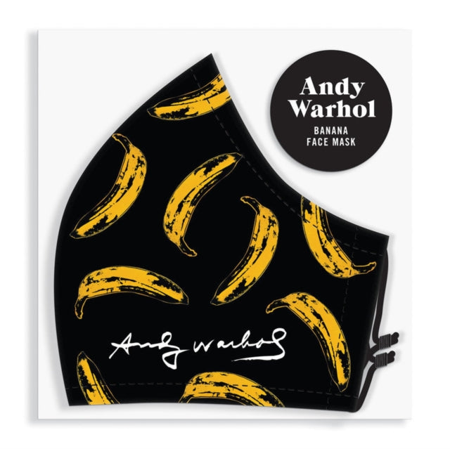 Book cover of: Andy Warhol Banana Face Mask. By: Galison