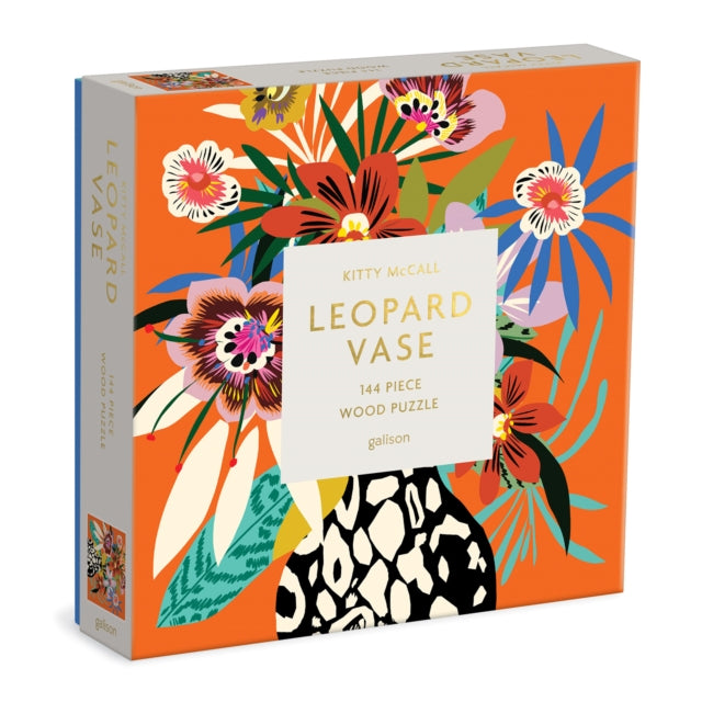 Book cover of: Kitty McCall Leopard Vase 144 Piece Wood Puzzle