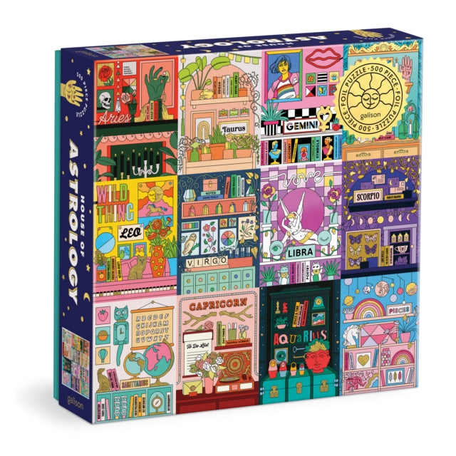 Book cover of: House of Astrology 500 Piece Foil Puzzle