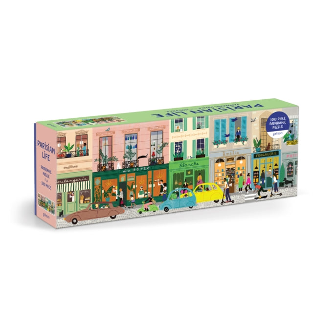 Book cover of: Parisian Life 1000 Piece Panoramic Puzzle