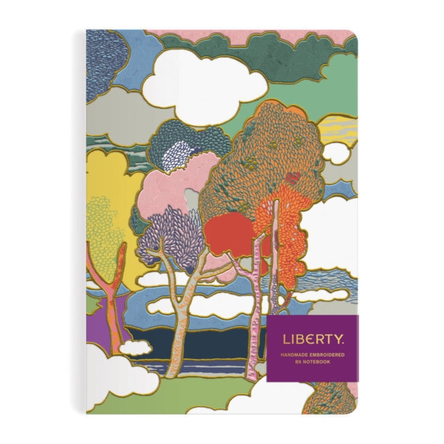 Liberty Prospect Road B5 Handmade Embroidered Journal 9780735376854 Galison
