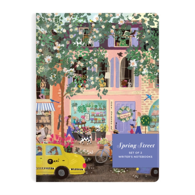 Book cover of: Joy Laforme Spring Street Writers Notebook Set. By: Galison
