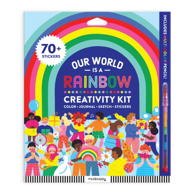Book cover of: Our World is a Rainbow Creativity Kit. By: Mudpuppy