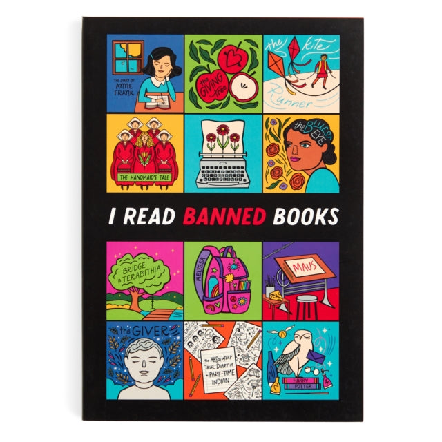 Book cover of: I Read Banned Books A5 Journal. By: Galison