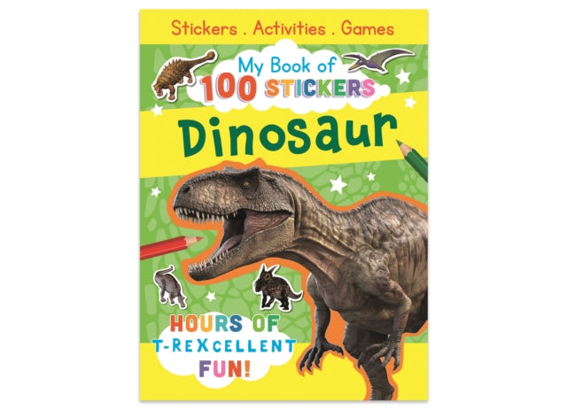 Book cover of: 100 Stickers - Dinosaurs