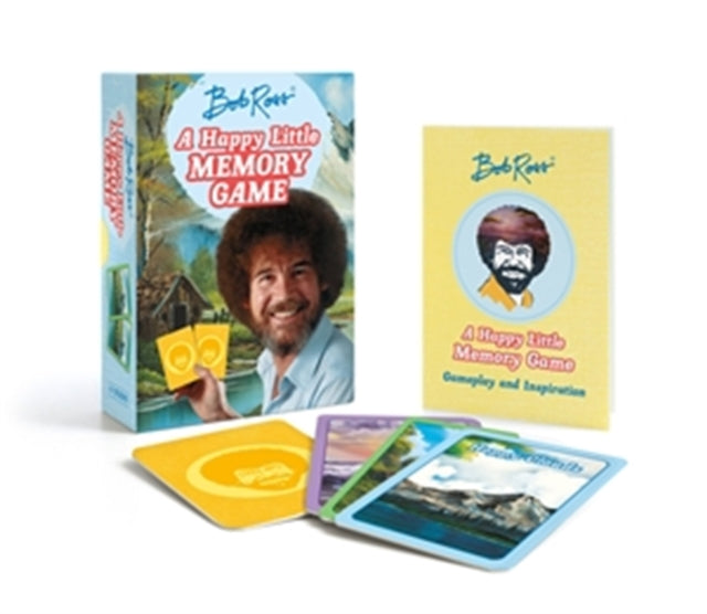 Book cover of: Bob Ross: A Happy Little Memory Game. By: Running Press