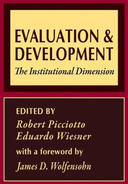 Book cover of: Evaluation and Development. By: Robert Picciotto