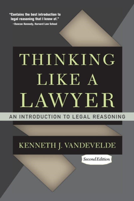 Book cover of: Thinking Like a Lawyer. By: Kenneth J. Vandevelde