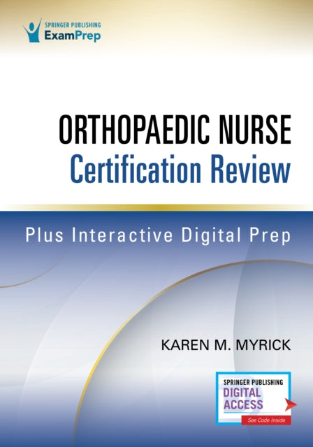 Book cover of: Orthopaedic Nurse Certification Review. By: Karen Myrick