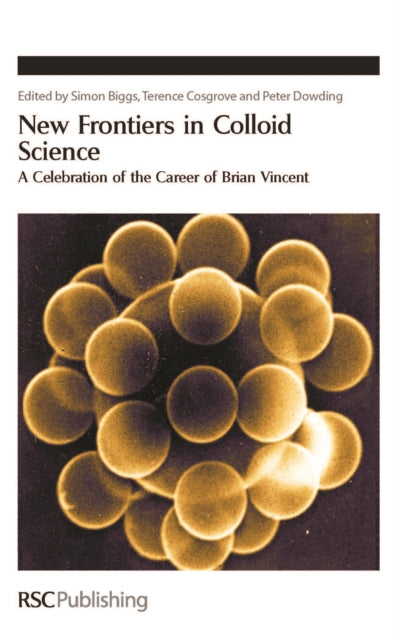 Book cover of: New Frontiers in Colloid Science